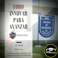 El próximo 12 de diciembre, en el auditorio del Colegio de Ingenieros, se realizará el foro Innovar para Avanzar, organizado entre el Parque Tecnológico Sartenejas, Ecosistema Nacional de Emprendimiento Venezuela […]