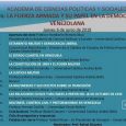 El jueves 6 de junio se realizará el foro La Fuerza Armada y su papel en la democracia venezolana, desde las 8:30 de la mañana, en la Academia de Ciencias […]
