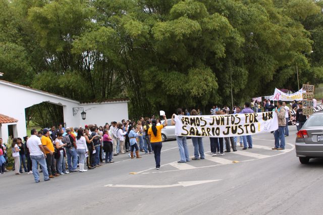 Tercer día de manifestaciones de trabajadores en reclamo de aumento salarial