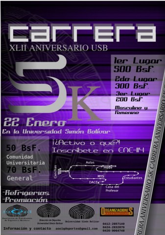 El domingo se correrán 5K por el Aniversario de la USB