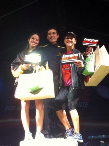 Tres uesebistas subieron a lo más alto del podio en la Energizer Night Race 2012