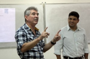 Rodrigo Mijares y Rubén Lugo de la UGTS, invitados al coloquio del Departamento de Cómputo Científico y Estadística.