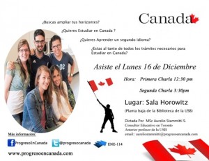 Oportunidades de Estudio en Canadá - Charla - 20131216