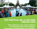 Equinoccio en el 6° Festival de la Lectura Chacao 2014