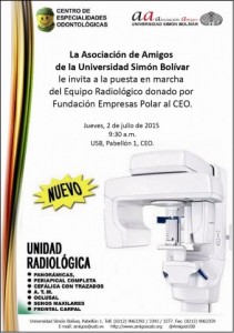 Tarjeta Invitacion Unidad Radiológica