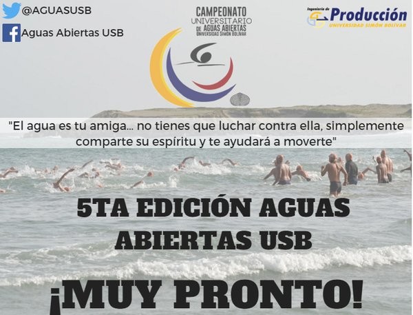 USB prepara V Campeonato Universitario de Aguas Abiertas