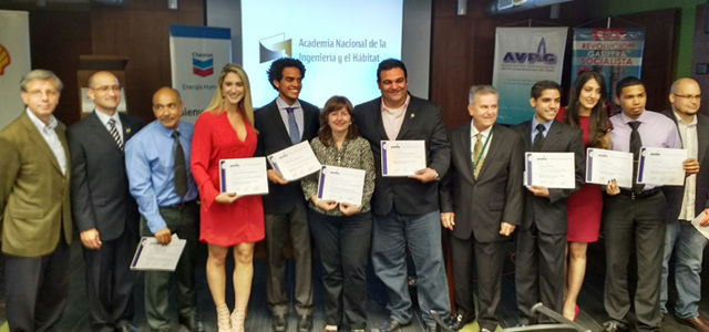 Uesebistas premiados por la Asociación Venezolana de Procesadores de Gas