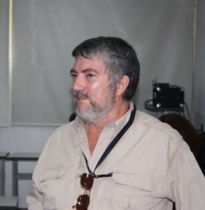 René Escalante, profesor de la USB, organizador del encuentro.