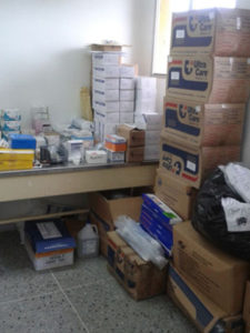 Lote de medicinas donadas provenientes de Venezuela y el exterior.