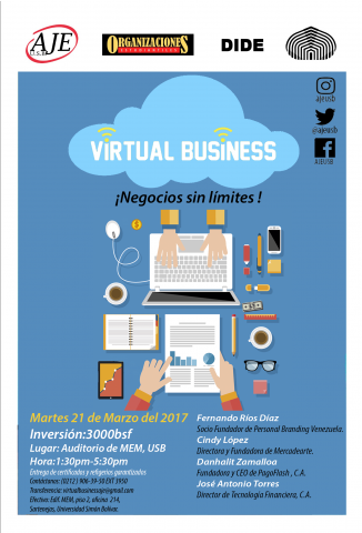 Ciclo de ponencias “Virtual Business” Negocios sin Límites será el 21 de marzo