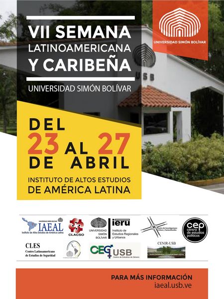 Programa VII Semana Latinoamericana y Caribeña en la Simón