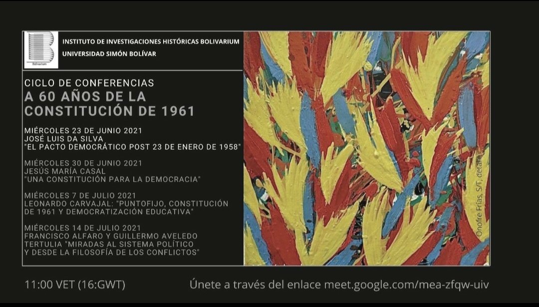 Publicados los videos del Ciclo de conferencias A 60 años de la Constitución de 1961