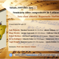 La Maestría de Música de la USB comenzará este sábado 10 de julio el ciclo de clases abiertas sobre compositores latinoamericanos, en el marco de la materia Repertorio sinfónico, a […]