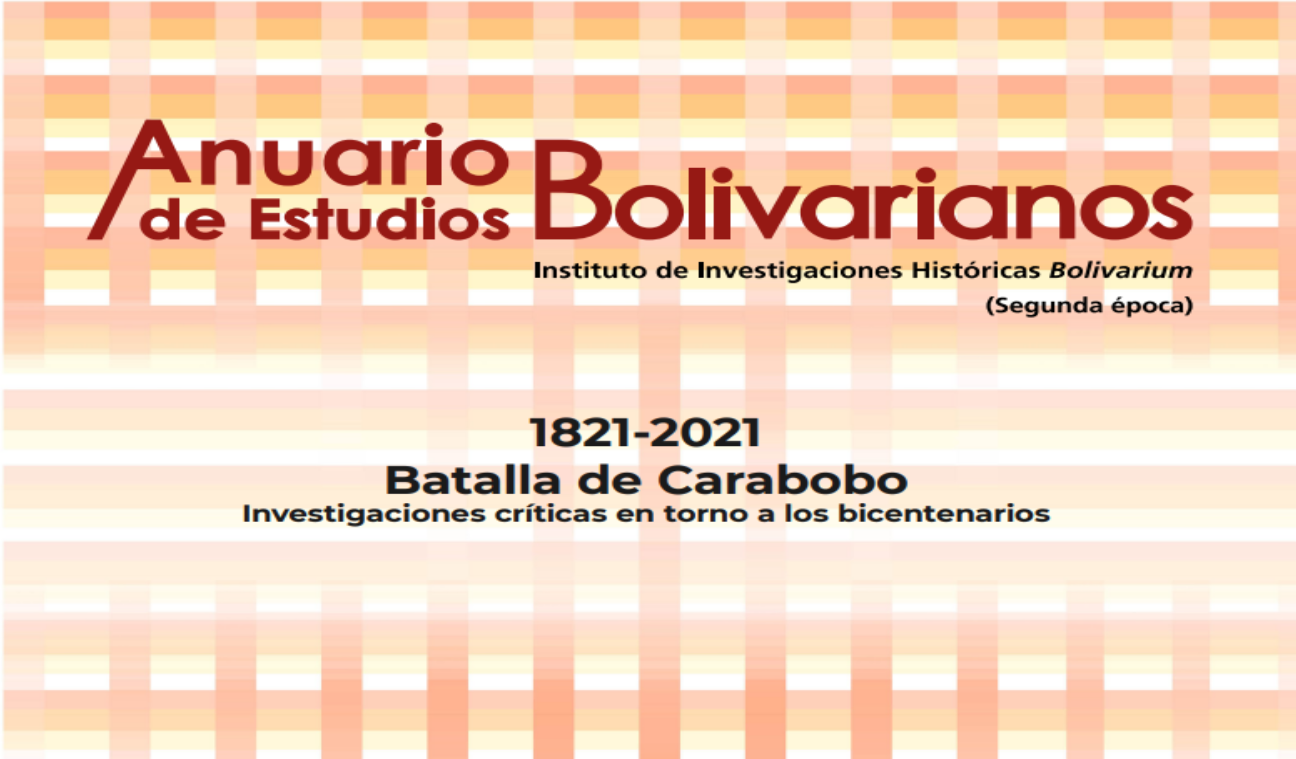 Nuevo número de la Revista Anuario de Estudios Bolivarianos