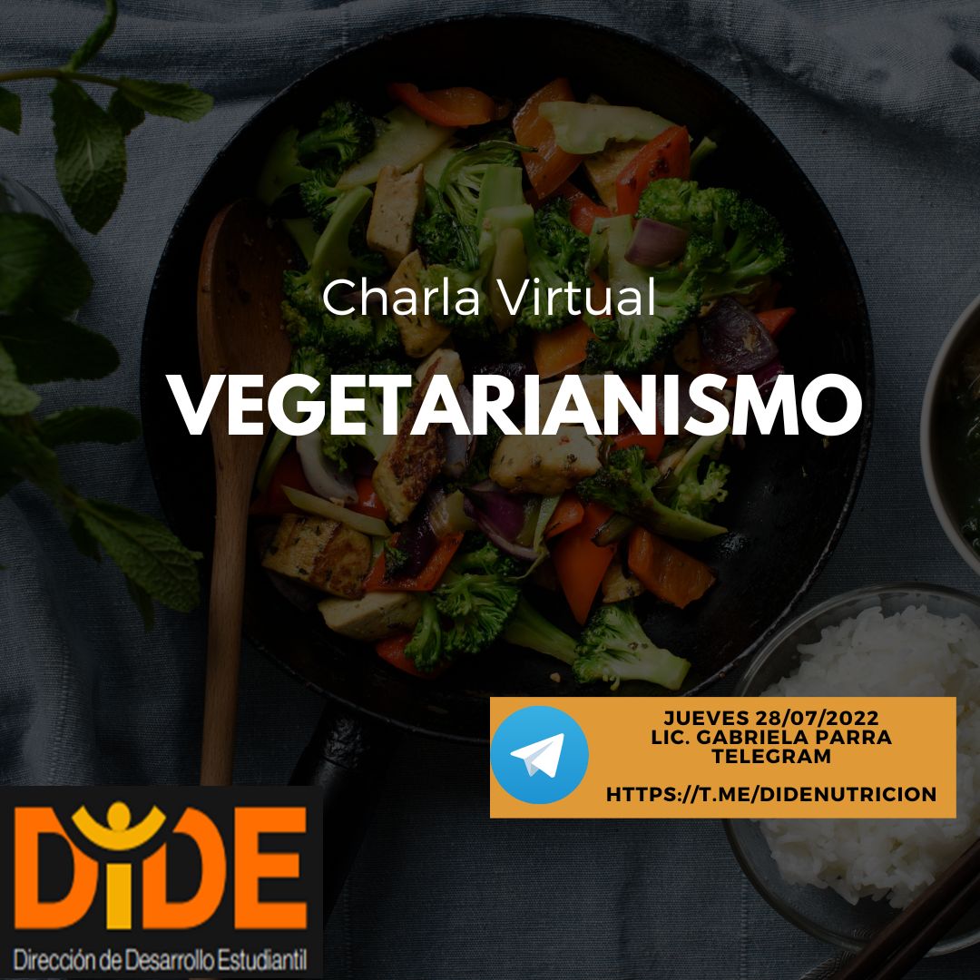 Dictarán charla virtual sobre vegetarianismo