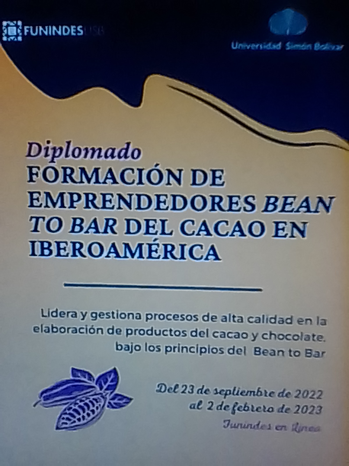 Abre inscripciones el Diplomado Formación de Emprendedores Bean to Bar del Cacao en Iberoamérica
