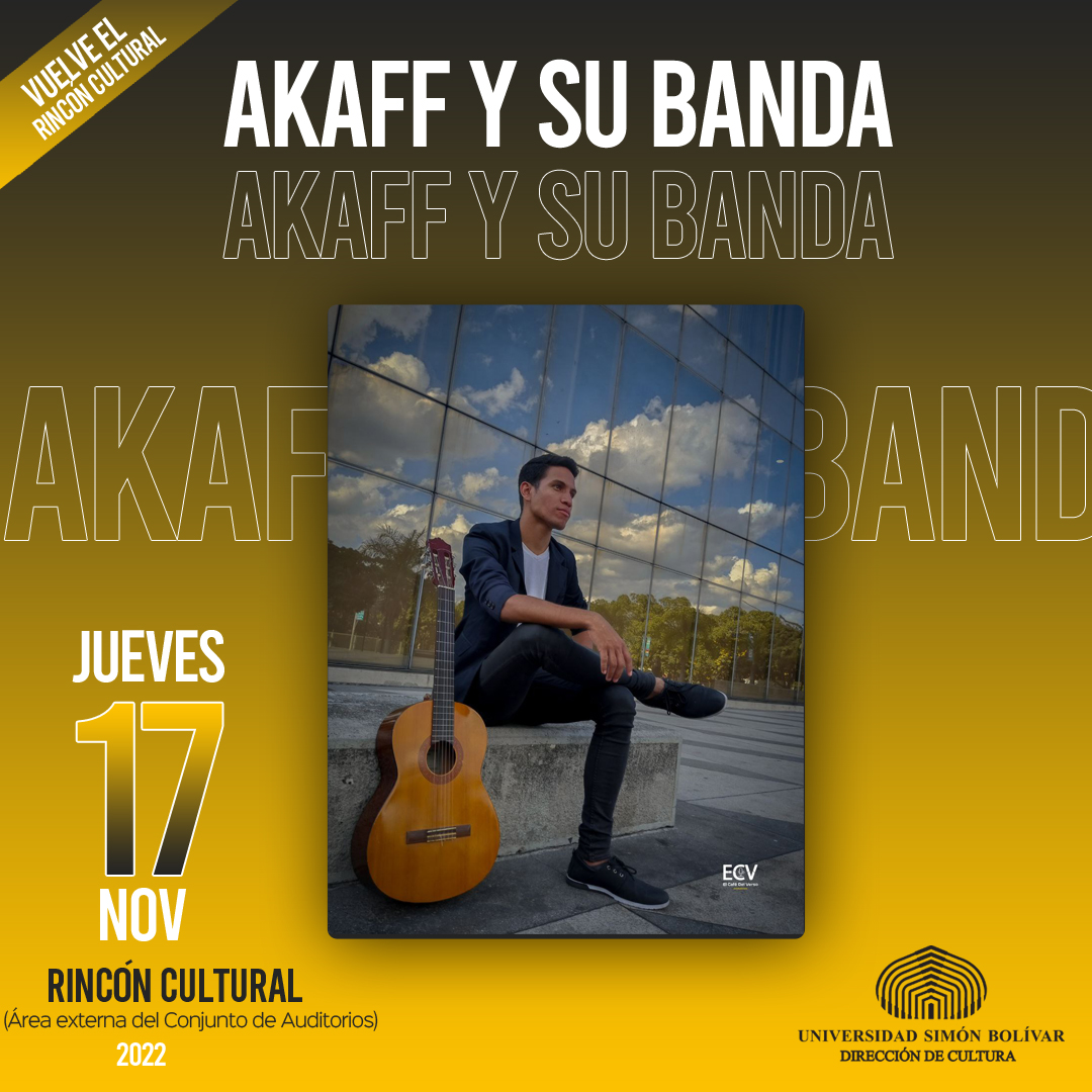 Akaff y su banda protagonizarán la vuelta del Rincón Cultural este jueves
