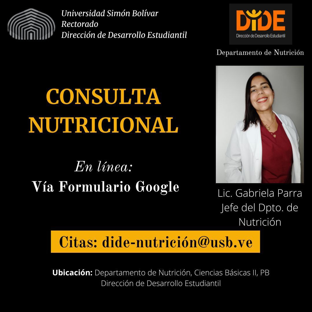 Dide ofrece consultas de nutrición presenciales y en línea